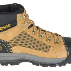 Brown Caterpillar Convex ST Mid Men's Comfortable Steel Cap Work Boots