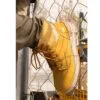 Light Brown Caterpillar Mens Leather Impact Zip Carbon Composite Toe Work Boots - Image 6