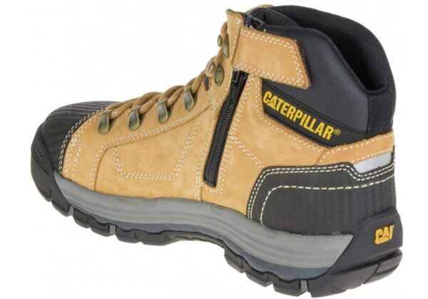 Brown Caterpillar Convex ST Mid Men's Comfortable Steel Cap Work Boots - Image 5