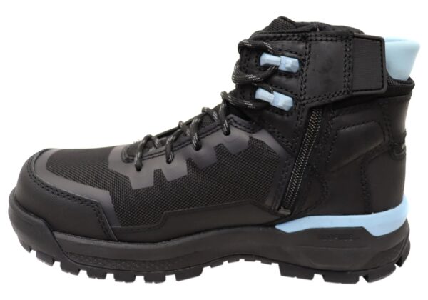 Black & Blue Caterpillar Propulsion Composite Toe Women's Comfortable Work Boots - Image 5