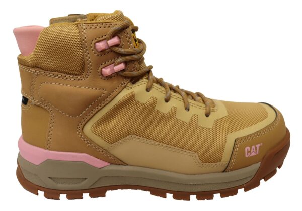 Brown & Pink Caterpillar Propulsion Composite Toe Women's Comfortable Work Boots