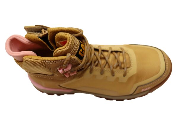 Brown & Pink Caterpillar Propulsion Composite Toe Women's Comfortable Work Boots - Image 7