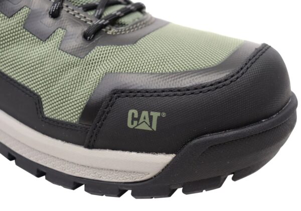 Green Caterpillar Propulsion Composite Toe Mens Lace Up Work Boots - Image 2