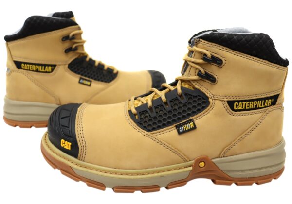 Brown Caterpillar Mens Excavator Superlite Cool Carbon Composite Toe Boots