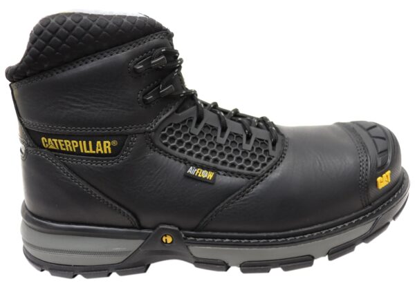 Black Caterpillar Mens Excavator Superlite Cool Carbon Composite Toe Boots