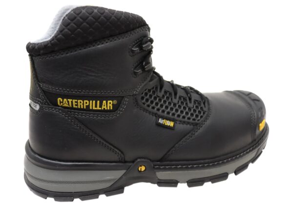 Black Caterpillar Mens Excavator Superlite Cool Carbon Composite Toe Boots - Image 5