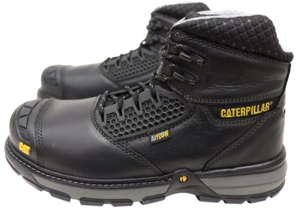 Black Caterpillar Mens Excavator Superlite Cool Carbon Composite Toe Boots - Image 6