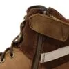 Brown Caterpillar Mens Leather Impact Zip Carbon Composite Toe Work Boots - Image 8