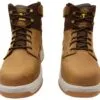 Brown Caterpillar Mens Leather Impact Zip Carbon Composite Toe Work Boots - Image 4