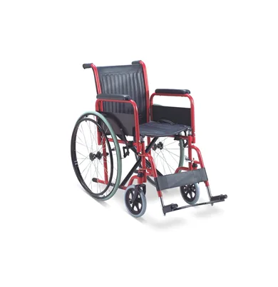 Wheelchair - Steel / PVC detchable arm and foot rest