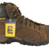 Caterpillar Cat Argon Hi Side Zip Brown Mens Steel Toe Work/Safety Boots