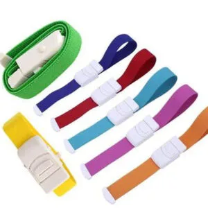TOURNIQUET ELASTIC WITH CLIP - Assorted colours