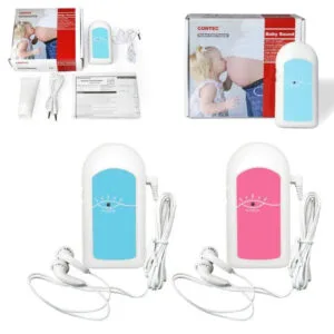 Doppler fetal Baby sounds blue/ pink audio only