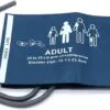 Cuff & Bladder Cotton Dual Tube - Adult