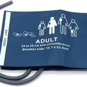 Cuff & Bladder Cotton Dual Tube - Adult
