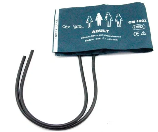 Cuff & Bladder Cotton Dual Tube - Adult - Image 2