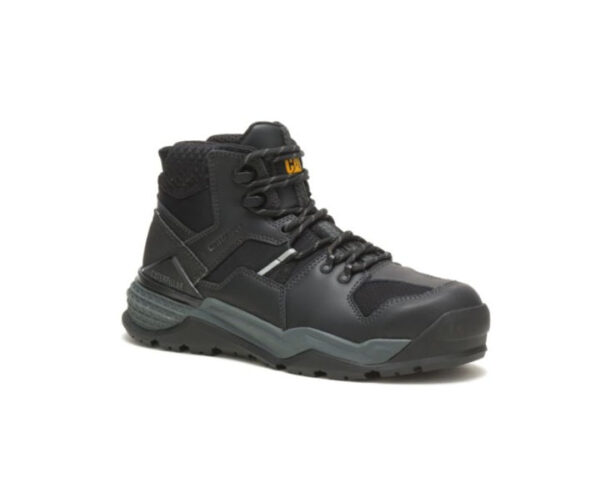 Caterpillar Work Boots South Africa Provoke Mid Waterproof Alloy Toe Brown Black - Image 6