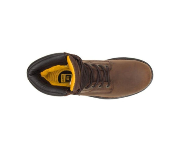 Caterpillar Work Boots South Africa Salvo 8" Waterproof Steel Toe Thinsulate™ Dark Brown - Image 3