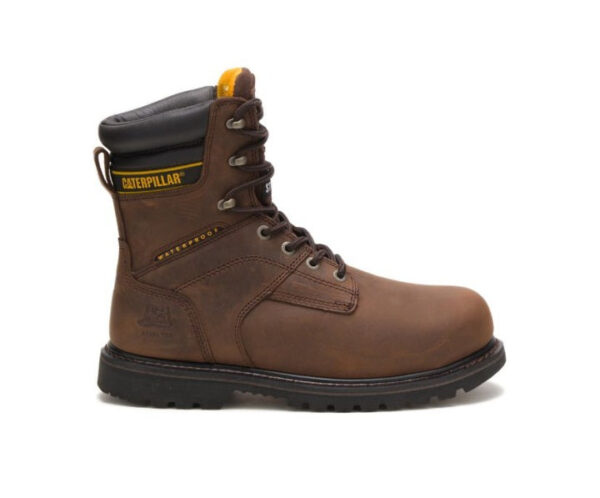 Caterpillar Work Boots South Africa Salvo 8" Waterproof Steel Toe Thinsulate™ Dark Brown