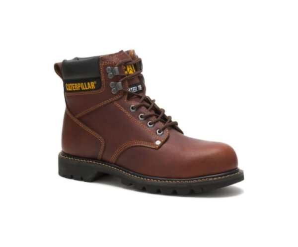 Caterpillar Work Boots South Africa Second Shift Steel Toe Brown - Image 6