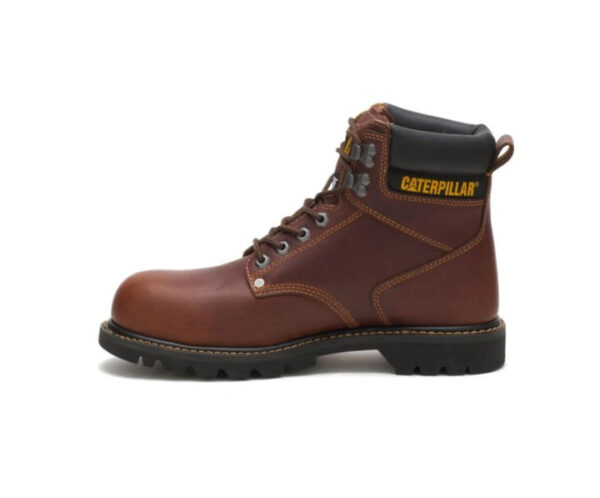 Caterpillar Work Boots South Africa Second Shift Steel Toe Brown - Image 5