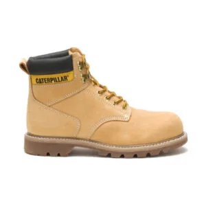 Caterpillar Work Boots South Africa Second Shift Steel Toe Orange