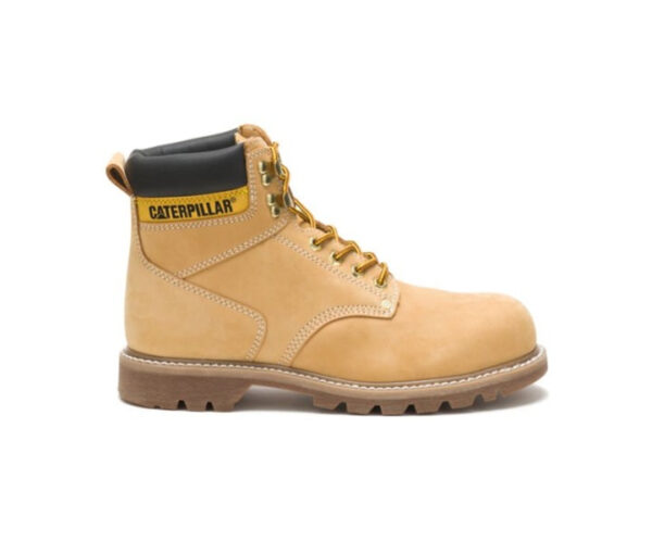 Caterpillar Work Boots South Africa Second Shift Steel Toe Orange