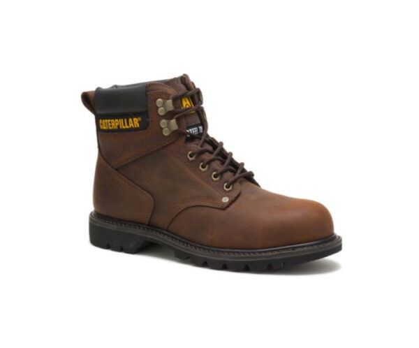 Caterpillar Work Boots South Africa Second Shift Steel Toe Dark Brown - Image 6