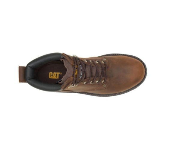 Caterpillar Work Boots South Africa Second Shift Steel Toe Dark Brown - Image 2