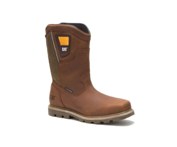 Caterpillar Work Boots South Africa Stillwell Waterproof Steel Toe Brown - Image 5