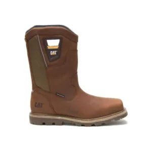 Caterpillar Work Boots South Africa Stillwell Waterproof Steel Toe Brown