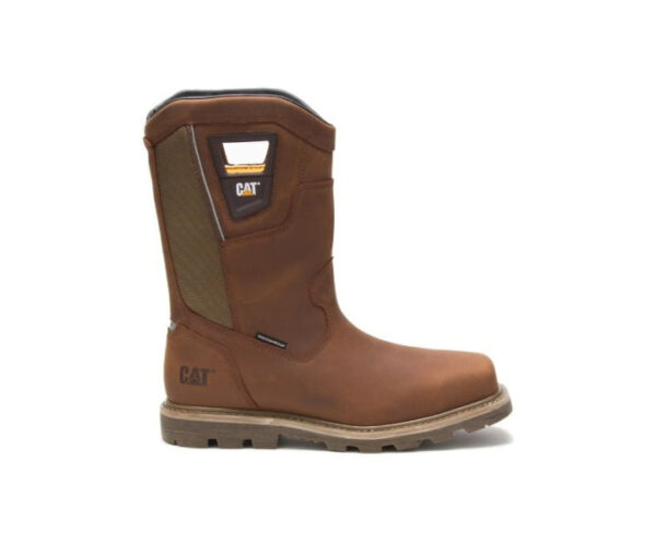 Caterpillar Work Boots South Africa Stillwell Waterproof Steel Toe Brown