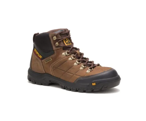 Caterpillar Work Boots South Africa Threshold Waterproof Brown - Image 6