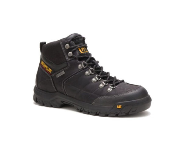 Caterpillar Work Boots South Africa Threshold Waterproof Black - Image 6