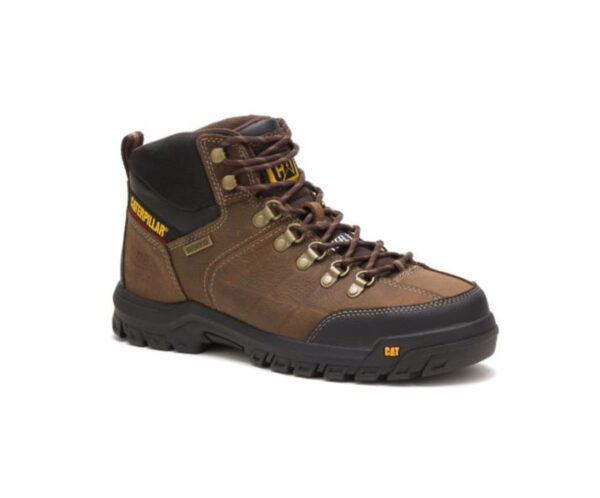 Product 95/102< prevlistingnext > Caterpillar Work Boots South Africa Threshold Waterproof Steel Toe Brown - Image 4