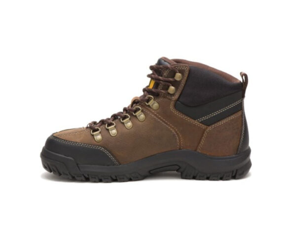 Product 95/102< prevlistingnext > Caterpillar Work Boots South Africa Threshold Waterproof Steel Toe Brown - Image 3