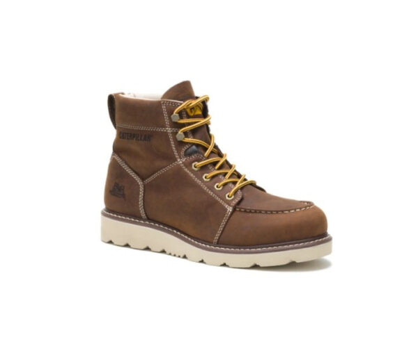 Caterpillar Work Boots South Africa Tradesman Chocolate Brown - Image 6