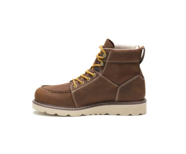 Caterpillar Work Boots South Africa Tradesman Chocolate Brown - Image 5