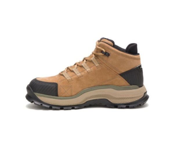 Caterpillar Work Boots South Africa Utilize Waterproof Alloy Toe Brown - Image 5