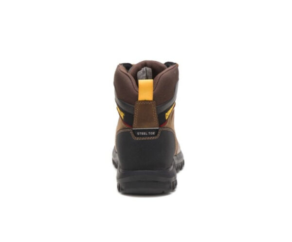 Caterpillar Work Boots South Africa Wellspring Waterproof Metatarsal Guard Steel Toe Brown - Image 4