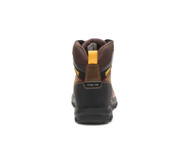 Caterpillar Work Boots South Africa Wellspring Waterproof Metatarsal Guard Steel Toe Brown - Image 4