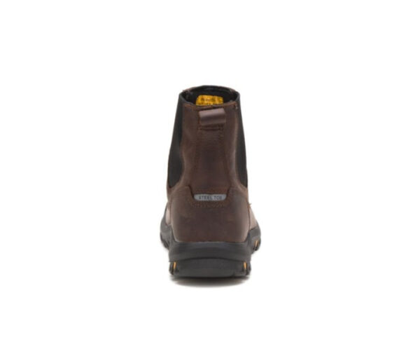 Caterpillar Work Boots South Africa Wheelbase Steel Toe Brown - Image 4