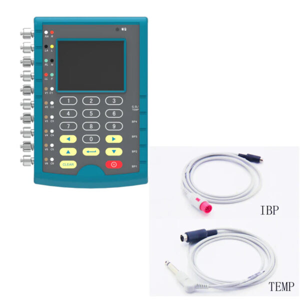 Simulator MS400 Multiparameter simulates 12 leag ecg , respitation , temp and IBP