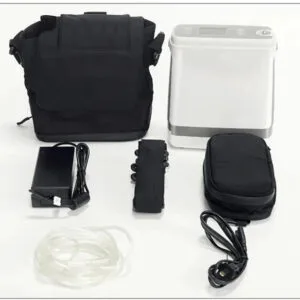 Oxygen Concentrator JAY-1000P mobile unit with carry pack and battery