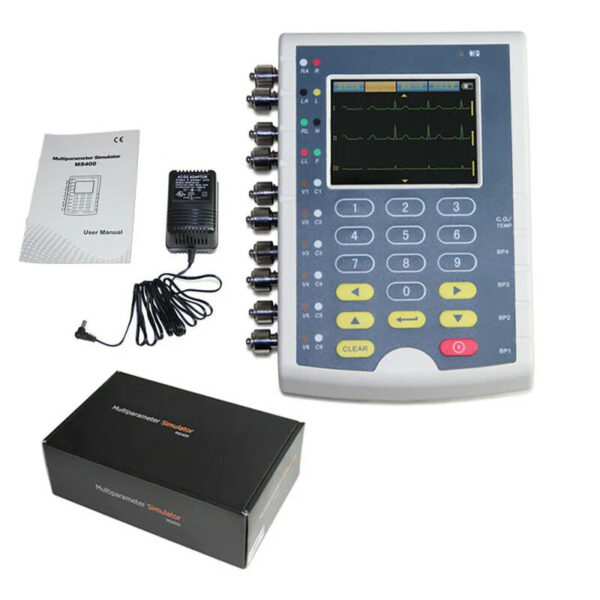 Simulator MS400 Multiparameter simulates 12 leag ecg , respitation , temp and IBP - Image 2