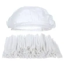 MOM - Single-Stitch Mop Cap 21" White (Pack of 100)