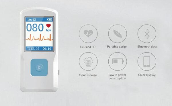 ECG PM10(BT ) HandHeld ECG , BlueTooth ; internal rechargable battery - Image 2