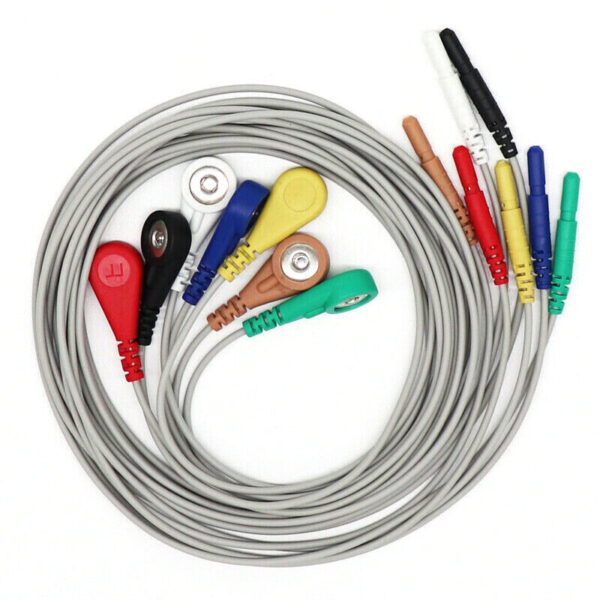 ECG Cable - 10 Lead + button - Image 2