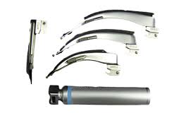 Laryngoscope Set - Universal 4 Blades (+2 Bulbs)